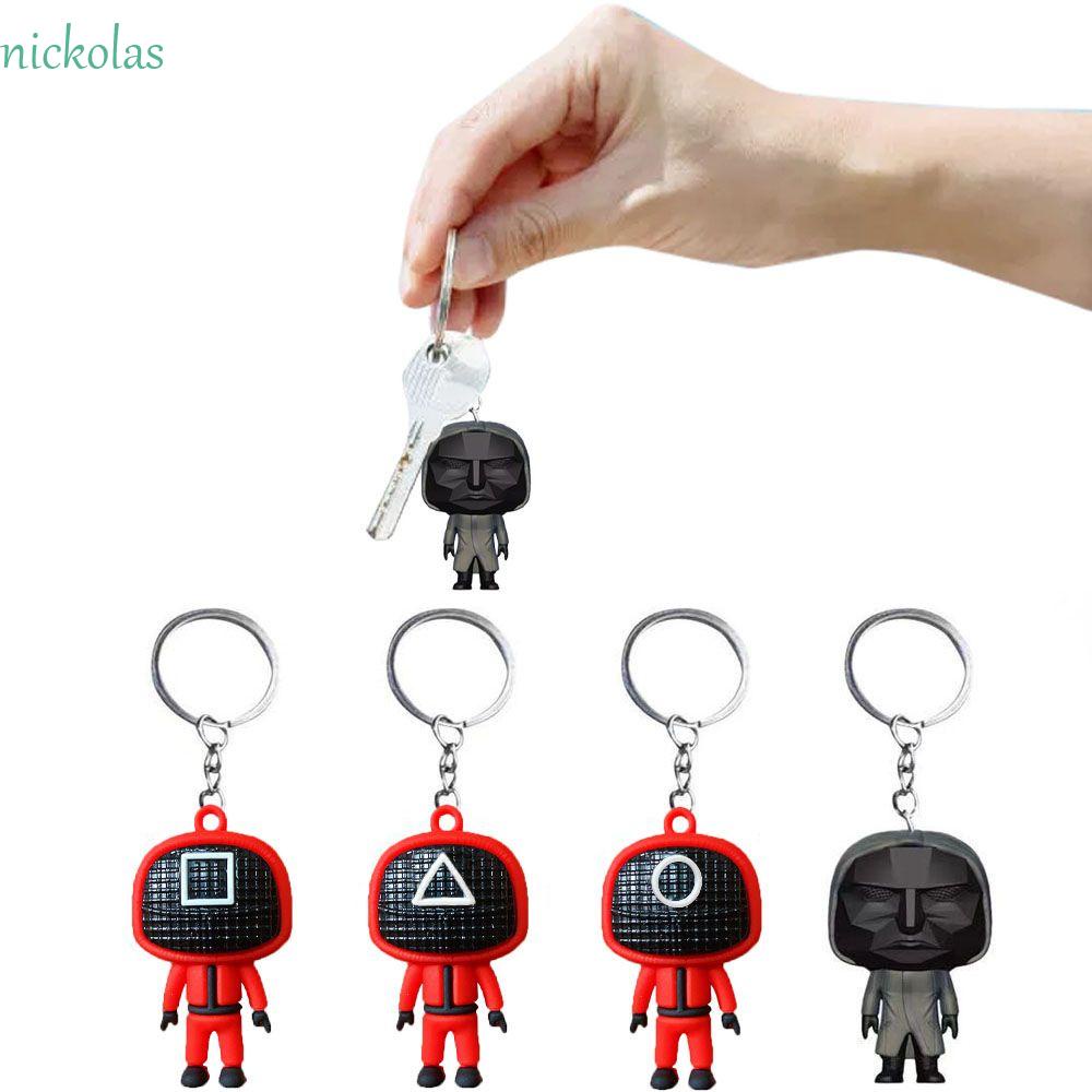 NICKOLAS Móc Khóa Trang Trí Ba Lô Phong Cách Hàn Quốc Sáng Tạo Cho Nam Và Nữ