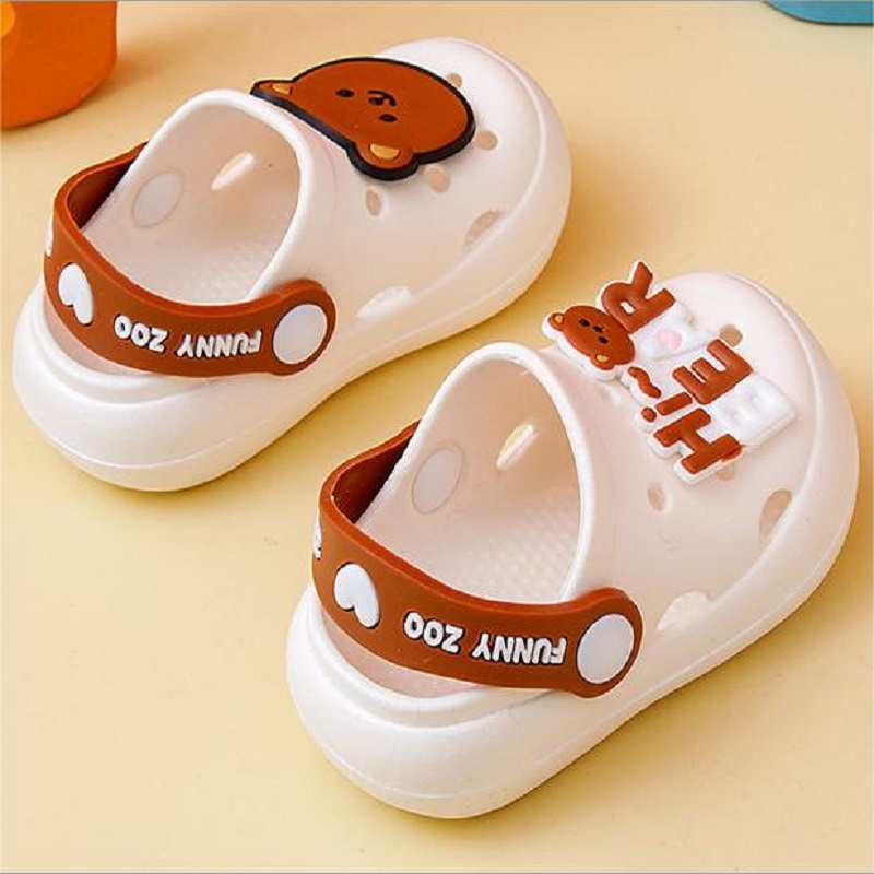 Dép Đi Trong Nhà Chống Trượt Thoáng Khí Hình Thú Hoạt Hình Dễ Thương Mùa Hè Rực Rỡ Bảo Vệ An