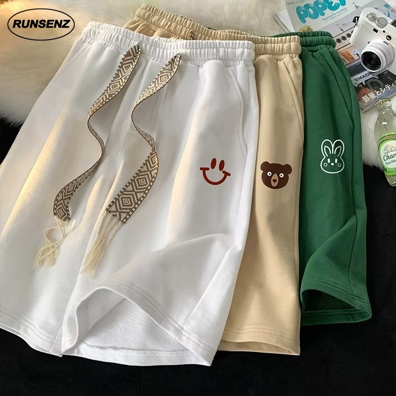 Quần Short Bóng Rổ Ống Rộng Phong Cách Hàn Quốc Dành Cho Nam M-8XL