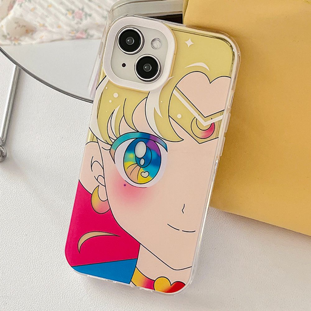 Ốp Điện Thoại TPU Mềm Chống Bụi Chống Rơi Hình Thủy Thủ Mặt Trăng Cho IPhone 14 13 12 11 Pro Max X XR 8 7 Plus