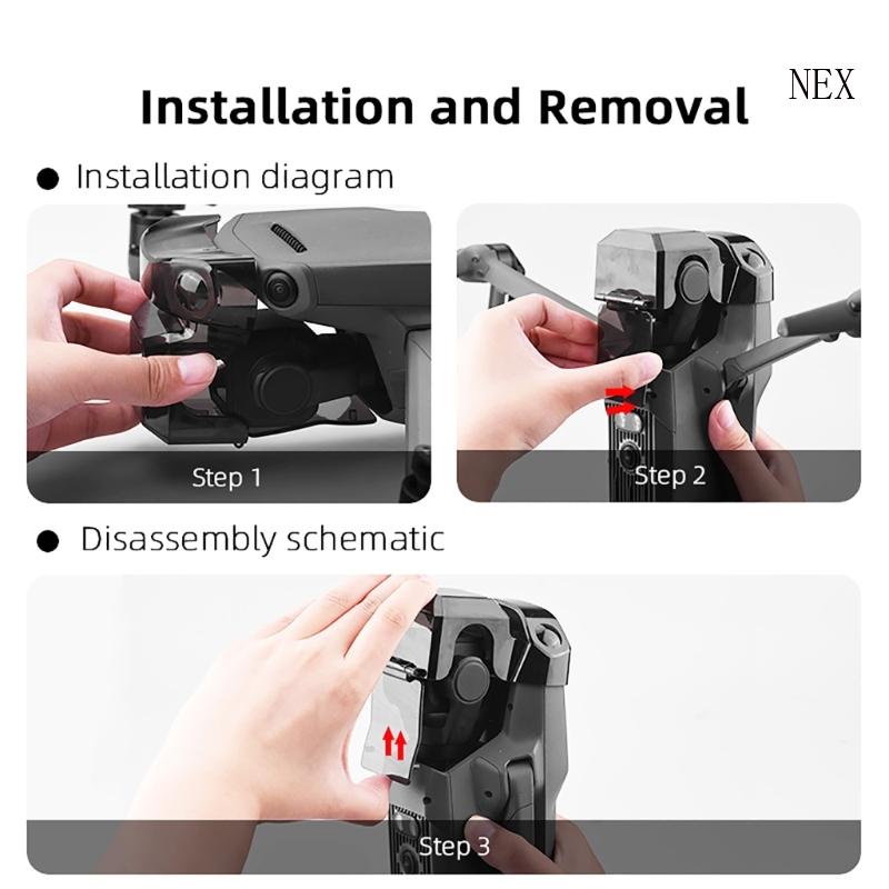 Nắp Bảo Vệ Ống Kính Camera Tích Hợp Vòng Đỡ Chống Bụi Cho Mavic3 Drones
