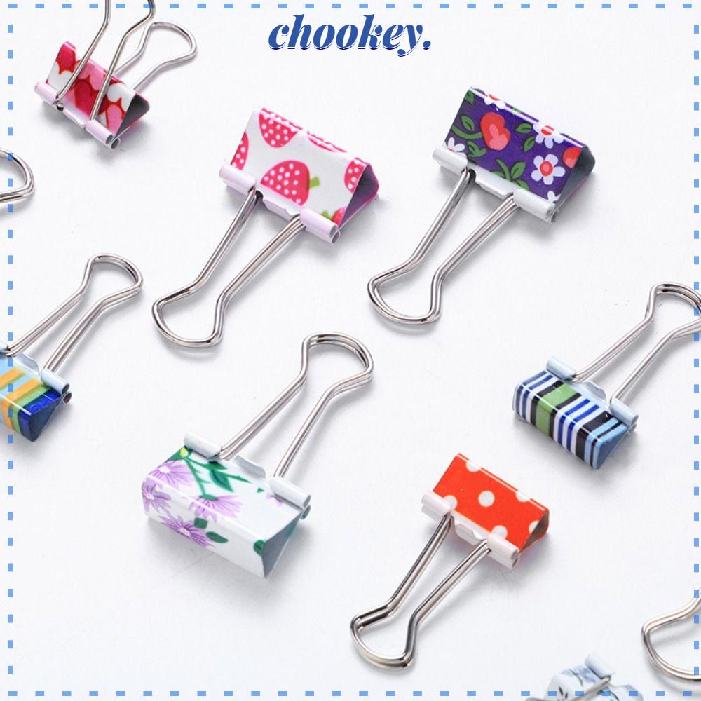 CHOOKEY Set 48 Kẹp Giấy Bằng Thép Không Gỉ Phong Cách Retro