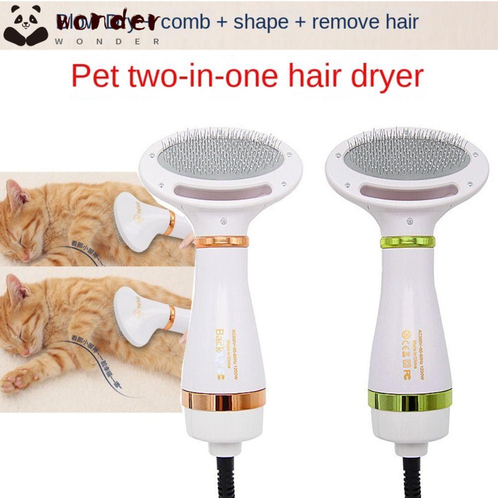 WONDER Lược Chải Lông Cho Thú Cưng 2 Trong 1 Tiếng Ồn Thấp Có Thể Điều Chỉnh Nhiệt Độ