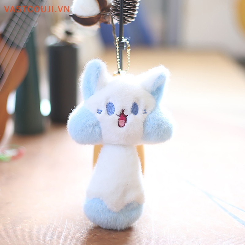 Móc Khóa Hình Cáo Nhồi Bông Đáng Yêu