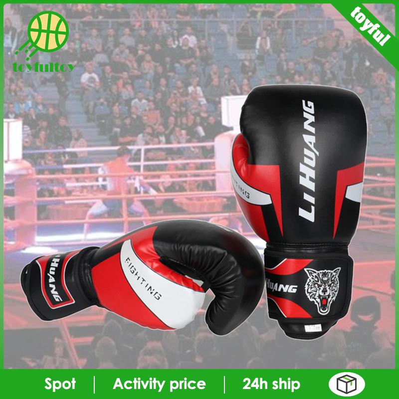 Găng Tay Boxing / Muay Thái Bằng Da PU Chất Lượng Cao