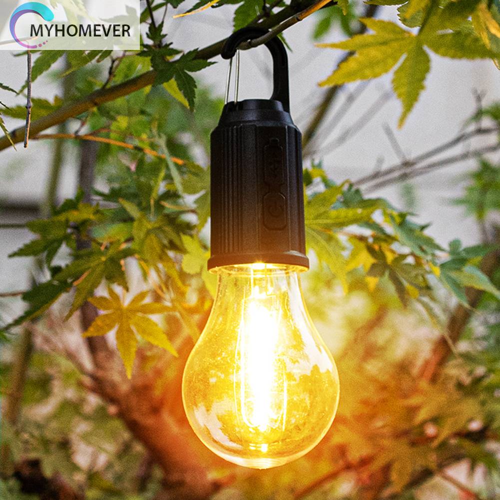 Đèn LED Cắm Trại Chống Thấm Nước 400mAh 100LM Kèm Móc Tiện Dụng