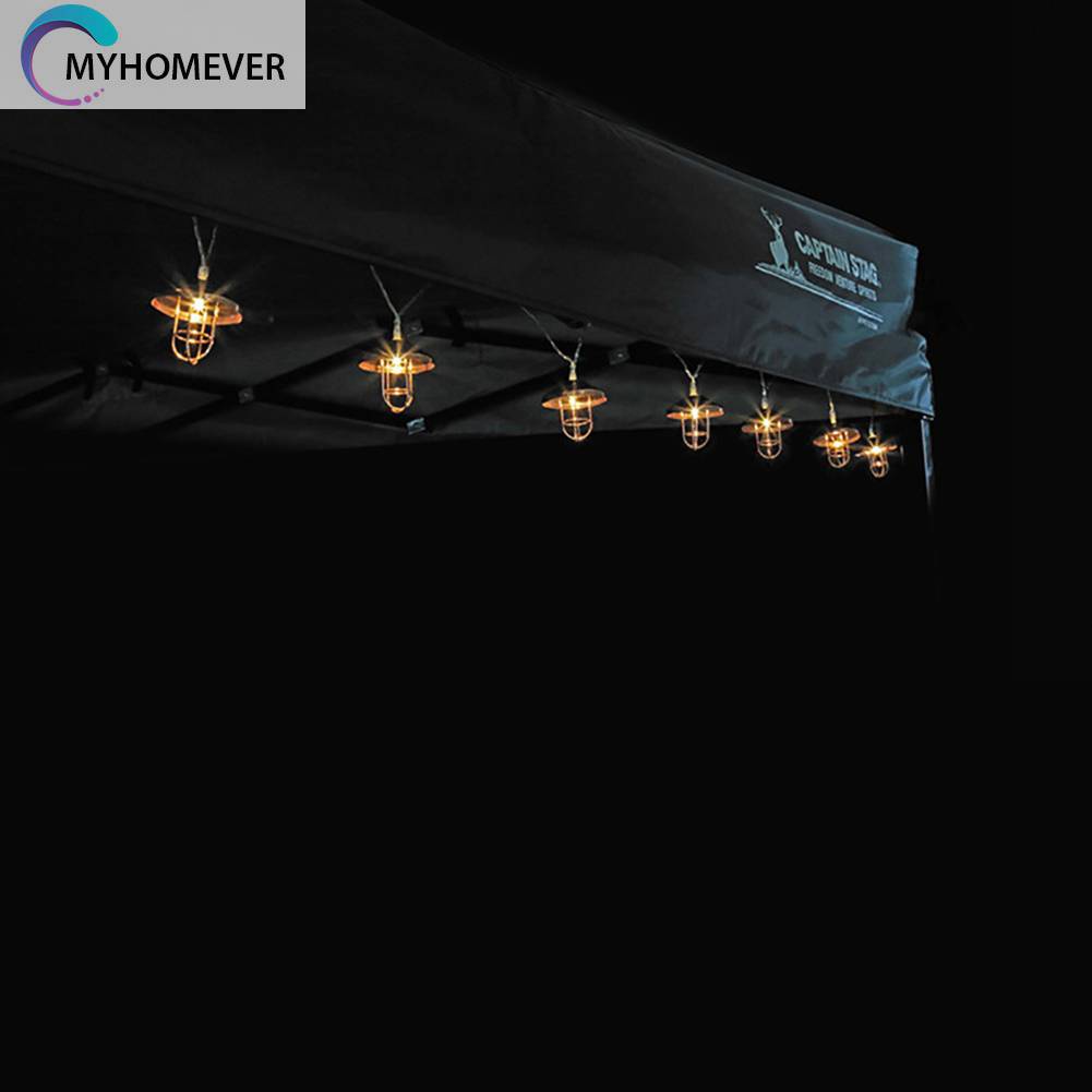 Dây Đèn Cắm Trại Chống Nước IPX4 50LM Phong Cách Retro