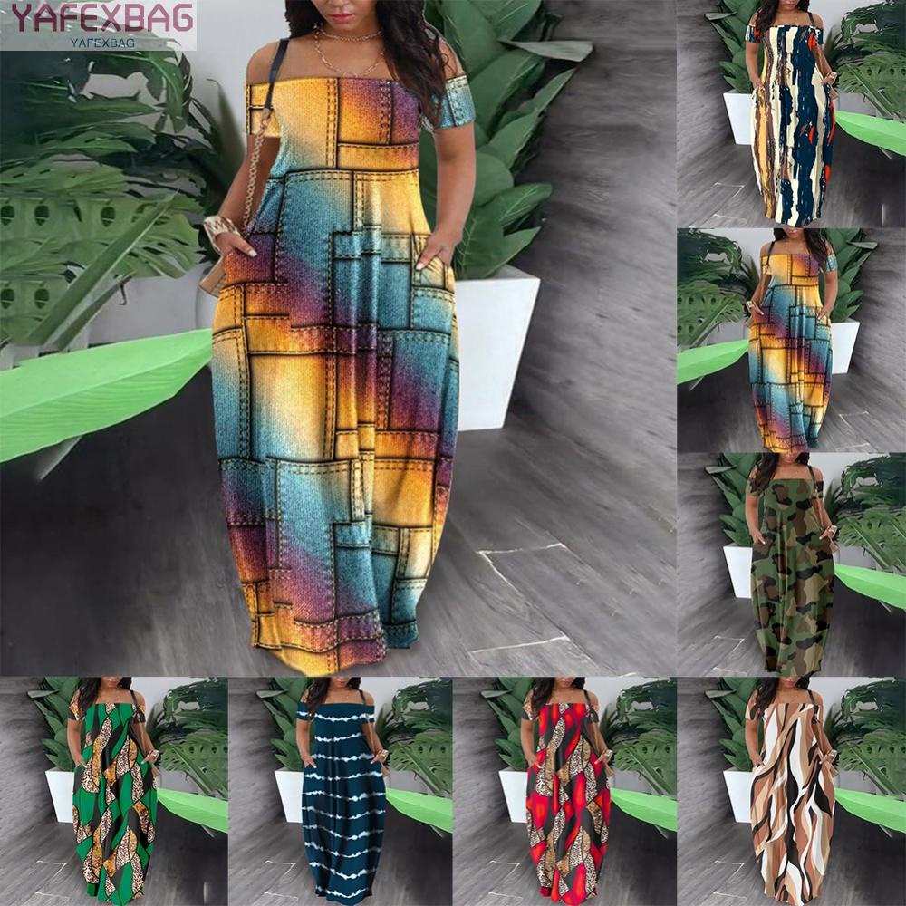 Dress Casual Comfortable Fashion Print Flower Print For Daily Large Size