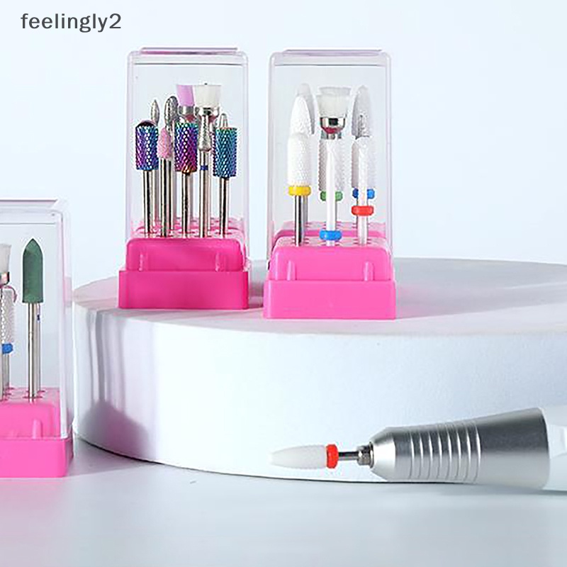 Bộ 7 Đầu Mài Móng Tay Bằng Sứ &amp; Thép Chuyên Dụng