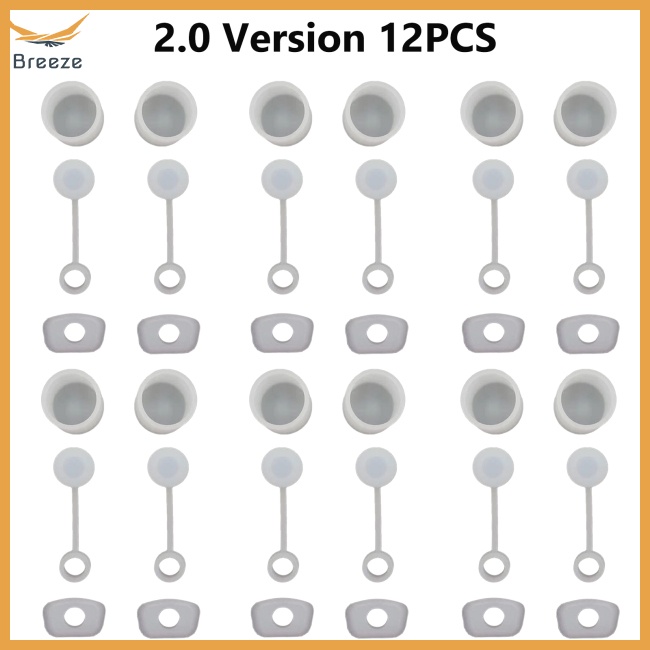 Bộ Nút Chặn Bằng Silicone Chống Tràn Kèm Nắp Ống Hút Tiện Dụng