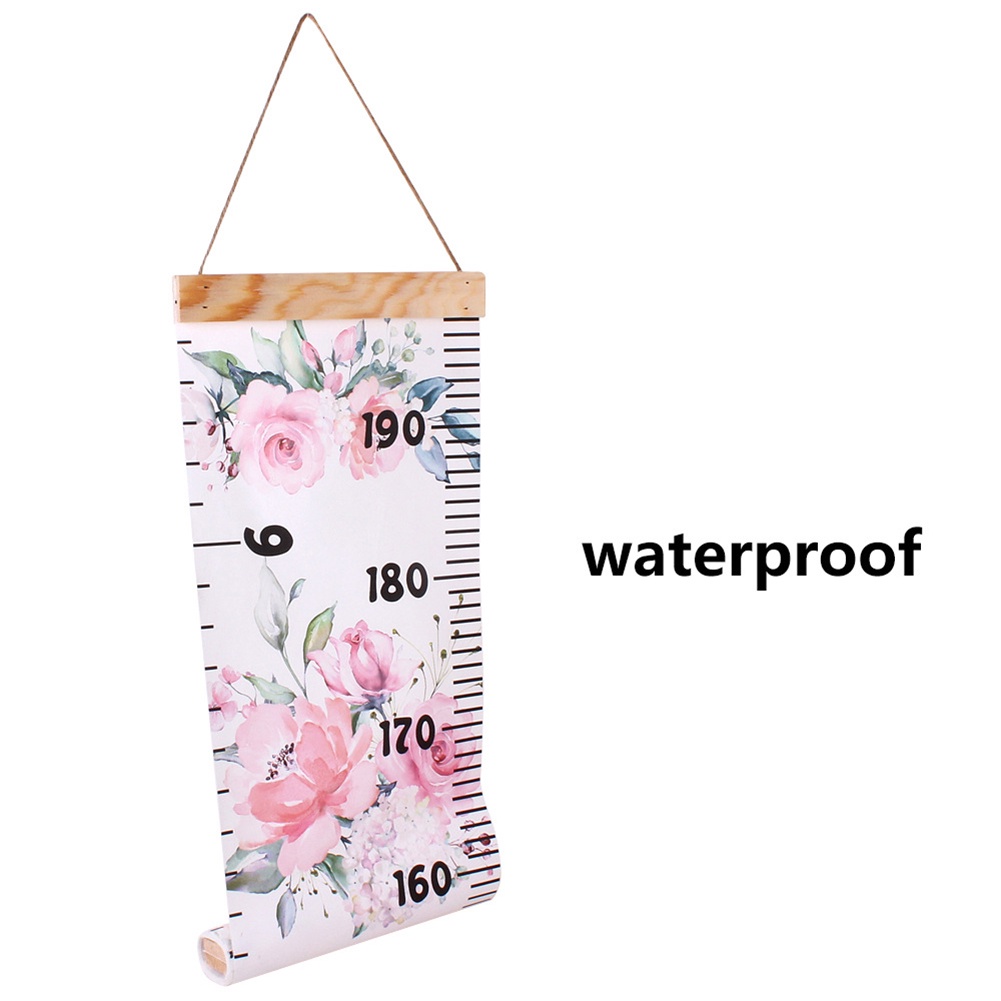 Thước Đo Chiều Cao Treo Tường Trang Trí Hình Cú / Voi / Sóc Hoạt Hình Đáng Yêu Dành Cho Trẻ