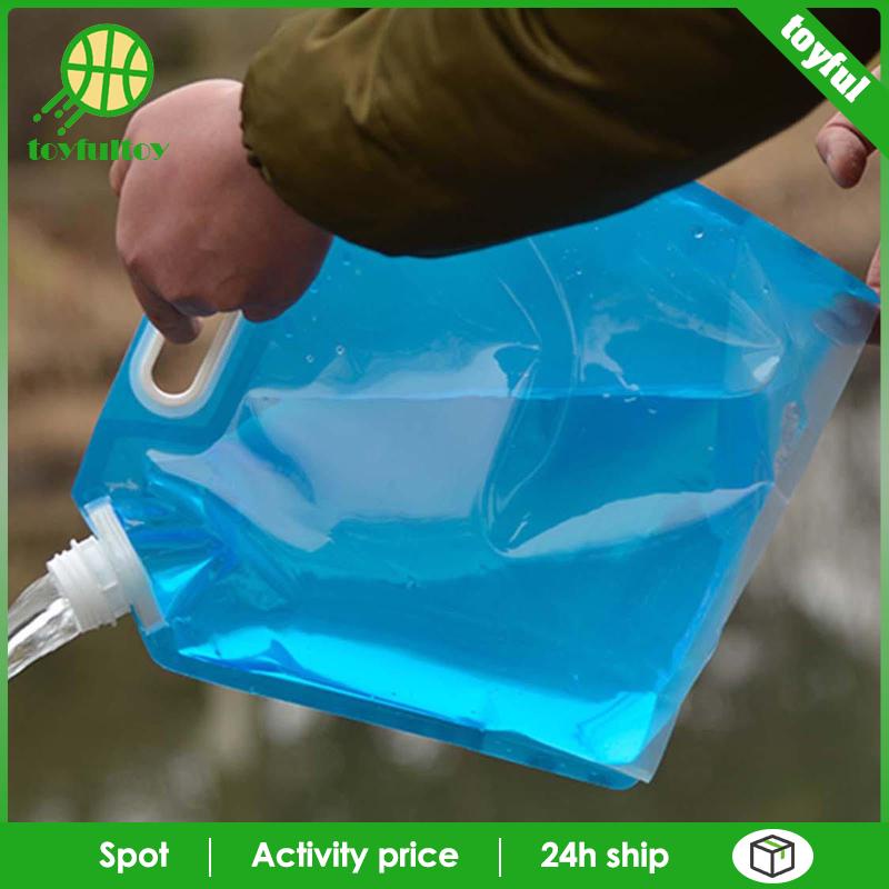 Xô Đựng Nước Có Nắp Đậy Và Túi Đựng Nước Có Thể Xếp Gọn Dùng Khi Lái Xe / Tắm