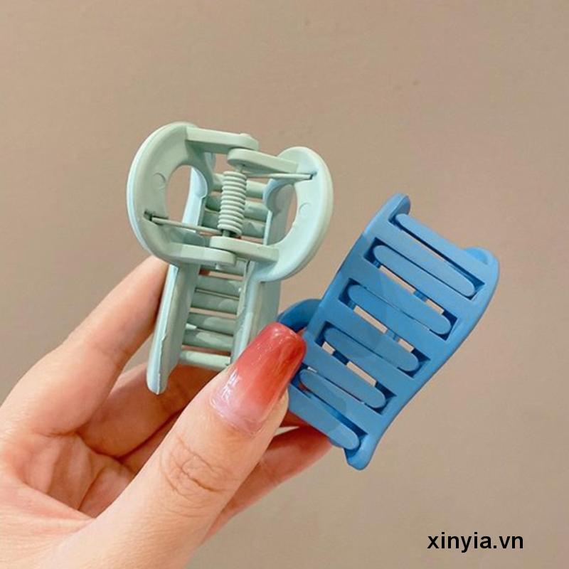 Kẹp Tóc Nhựa Hình Trái Tim Màu Kẹo Ngọt Thời Trang Cho Nữ