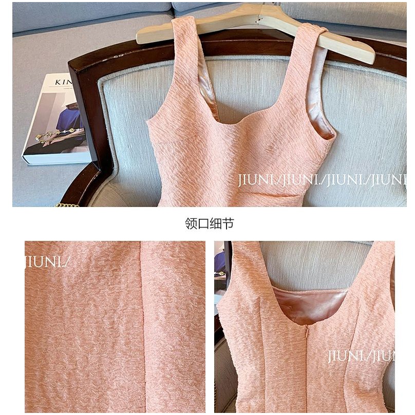 Đầm Hai Dây Phong Cách Pháp Thanh Lịch Thời Trang Mới 2023 Cho Nữ