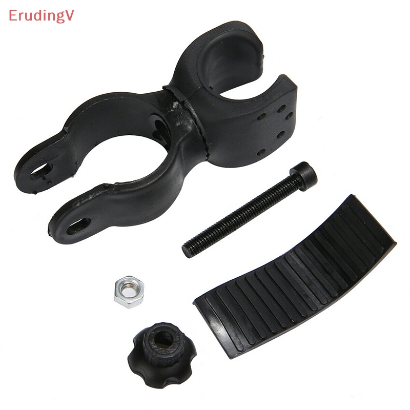 Kẹp Giữ Đèn Pin Bằng Kim Loại Màu Đen Tiện Dụng [Mới] [Mới]
