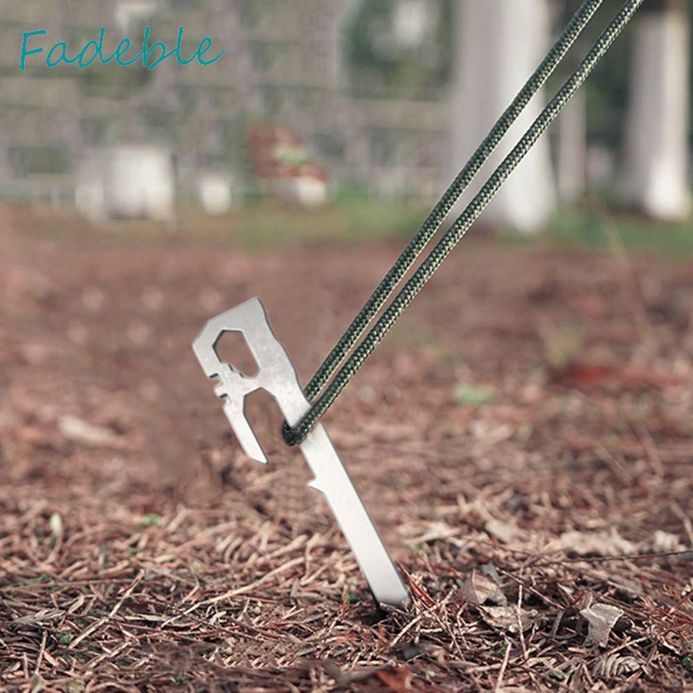 Set 6 Cọc Dựng Lều Bằng Thép Không Gỉ 28cm