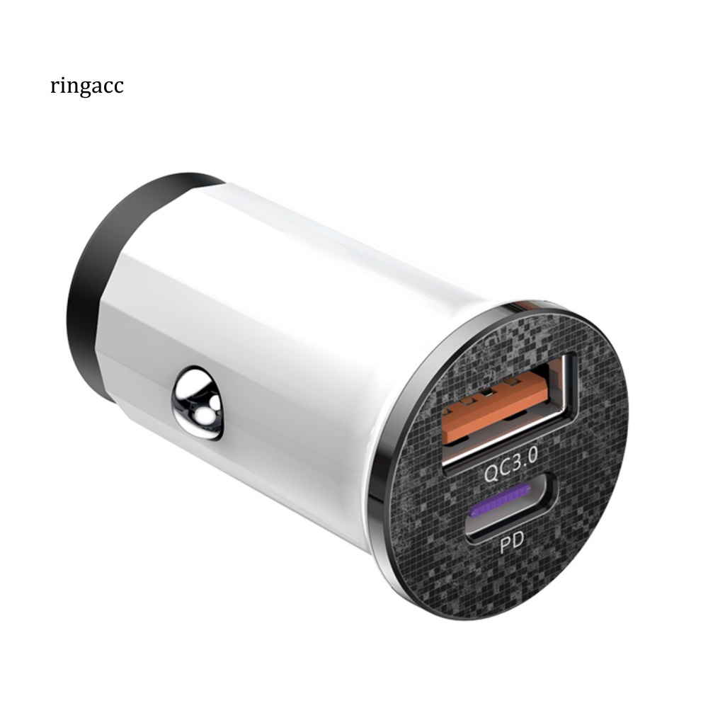 Tẩu Sạc Điện Thoại Nhanh 48W QC30 Mini USB Type-c PD Cho Xe Hơi