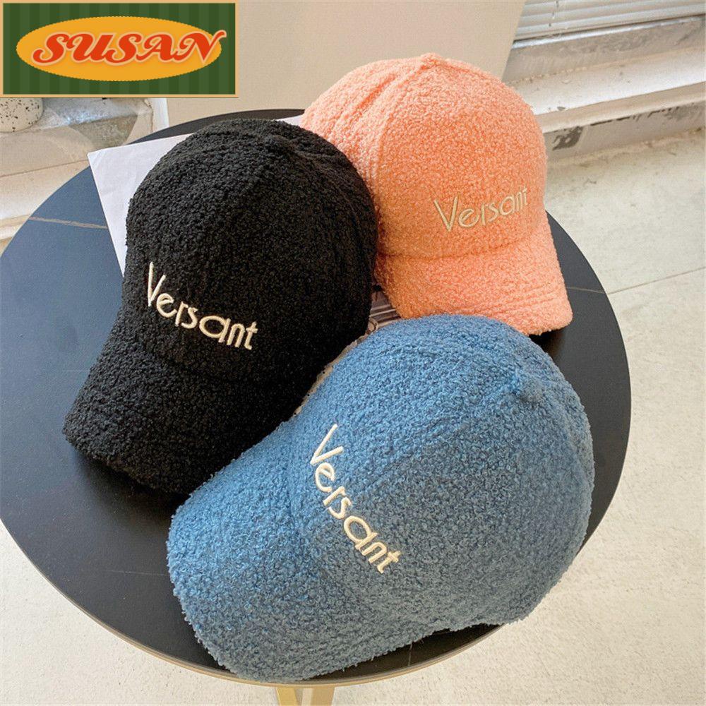 SUSANS Mũ Lưỡi Trai Dày Dặn Giữ Ấm Phong Cách Hiphop Cho Nam Và Nữ