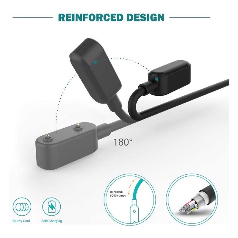 Đế Sạc Kèm Dây Cáp Usb cho đồng hồ Huawei Watch Fit / Fit2 / band 6 / 7 / 8 / ES / 4X / Honor band 6