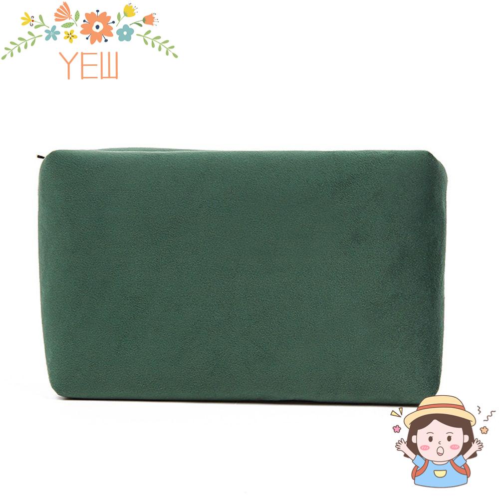 YEW Túi Nhung Đựng Mỹ Phẩm Cỡ Lớn Có Khóa Kéo Tiện Dụng Cho Bạn Gái