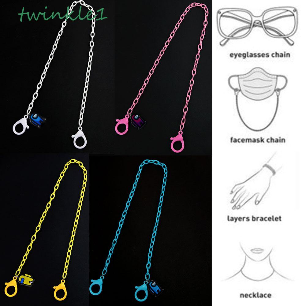 TWINKLE Dây Đeo Mắt Kính Bằng Nhựa Họa Tiết Hoạt Hình Dễ Thương Cho Học Sinh