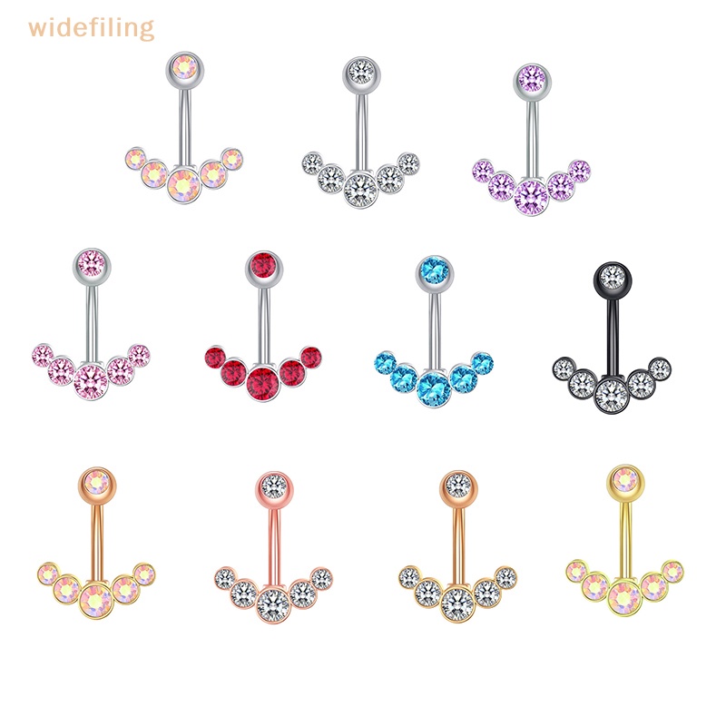 1 Khuyên Rốn Đính Đá Lấp Lánh Trang Sức Múa Belly Dance Cho Nữ