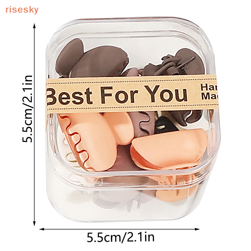 1 Cặp Kẹp Tóc Mini Dễ Thương Sáng Tạo Dành Cho Nữ