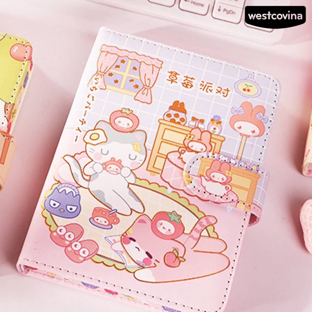 [WSTN] [WSTN]✎Bộ 128 Tờ Sách Agenda Chất Liệu Giả Da Mềm Mại