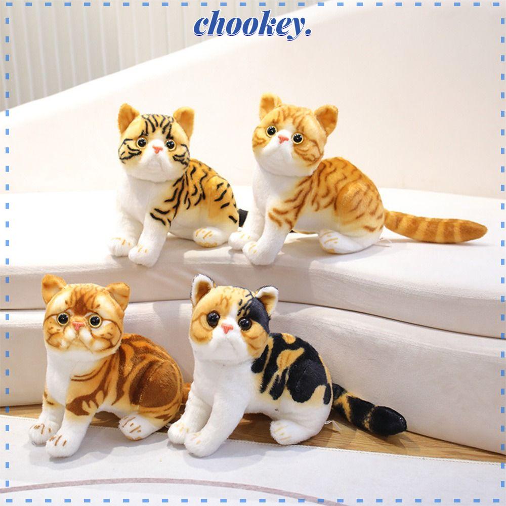 CHOOKEY Đồ chơi nhồi bông Hình Chú Mèo Đáng Yêu