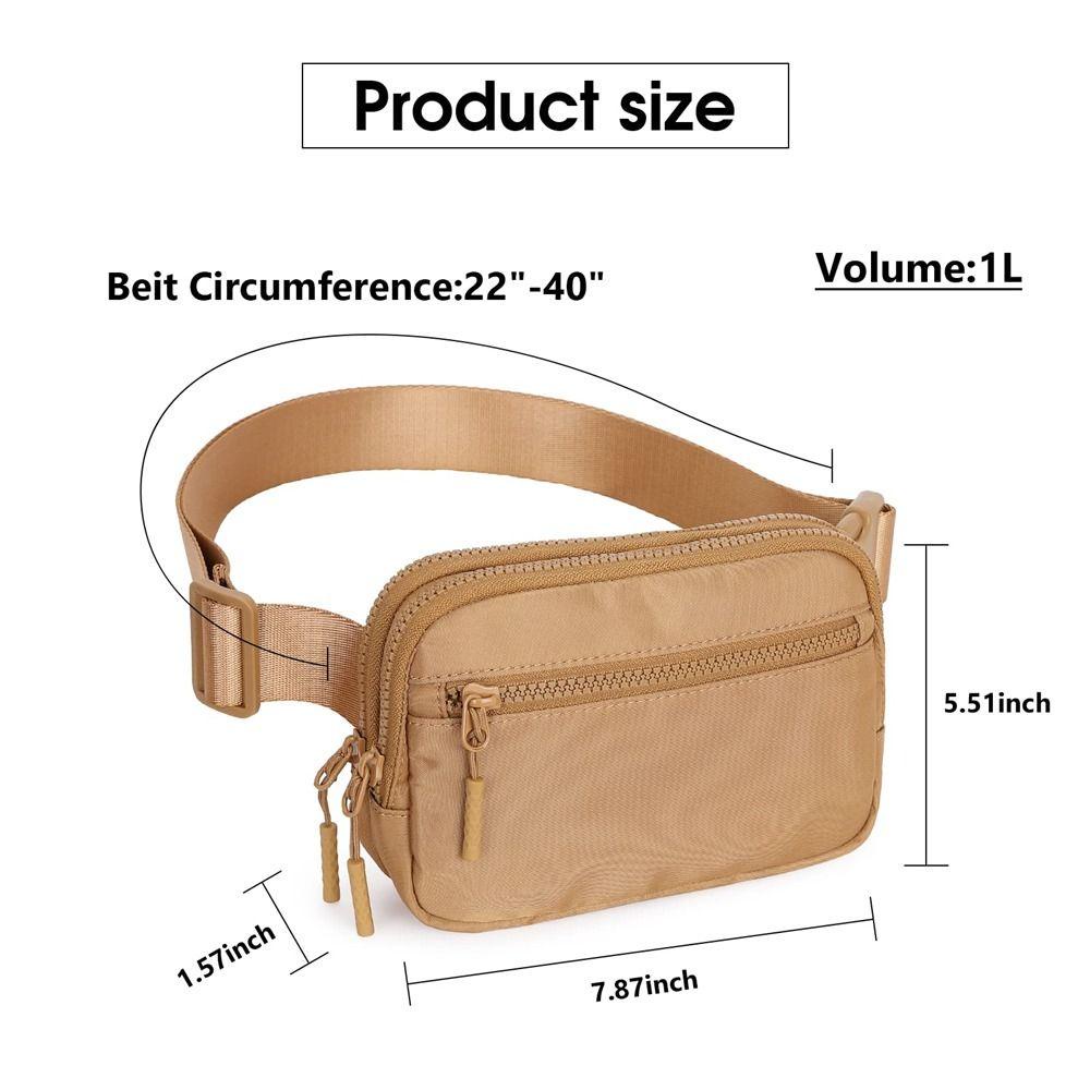 Oflar Túi Đeo Chéo Nhỏ Gọn Nhẹ Có 4 Ngăn Có Khóa Kéo Thời Trang Cho Nữ