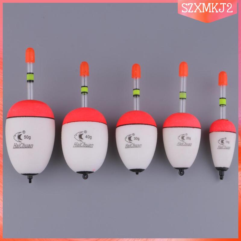 Bộ 10 Phao Câu Cá Dạ Quang 5 Kích Cỡ