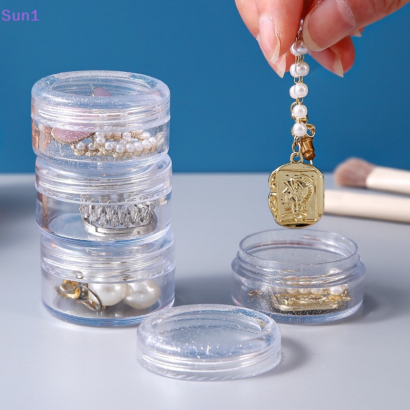 Sun1 &gt; Hộp Đựng Trang Sức Bằng Nhựa Trong Suốt Chống Oxy Hóa