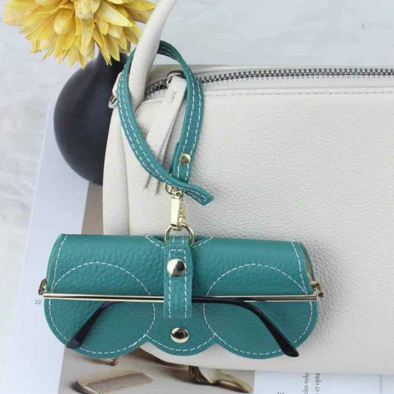 Túi Da PU Đựng Mắt Kính Thiết Kế Đơn Giản Thời Trang Cho Nam Và Nữ