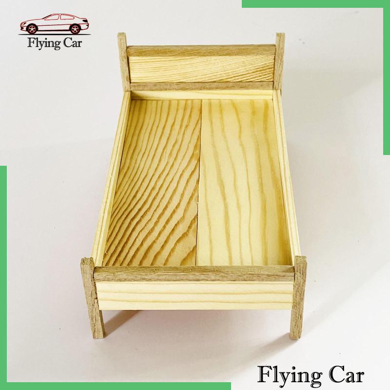 Mô Hình Giường Ngủ Mini Tỉ Lệ 1 / 12 Trang Trí Nhà Búp Bê