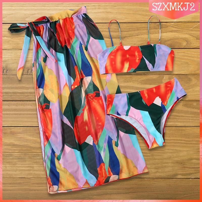 Bộ Đồ Bơi Bikini Tam Giác Có Áo Che Phủ Dành Cho Nữ