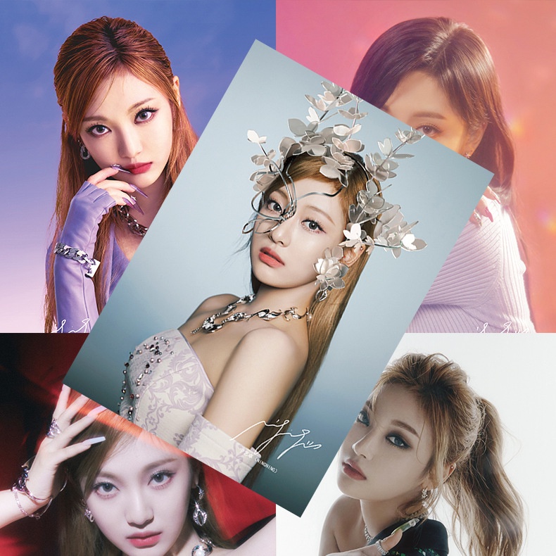 Poster HD Aespa Giấy Tráng 1 Bộ 8 tấm Ngôi Sao