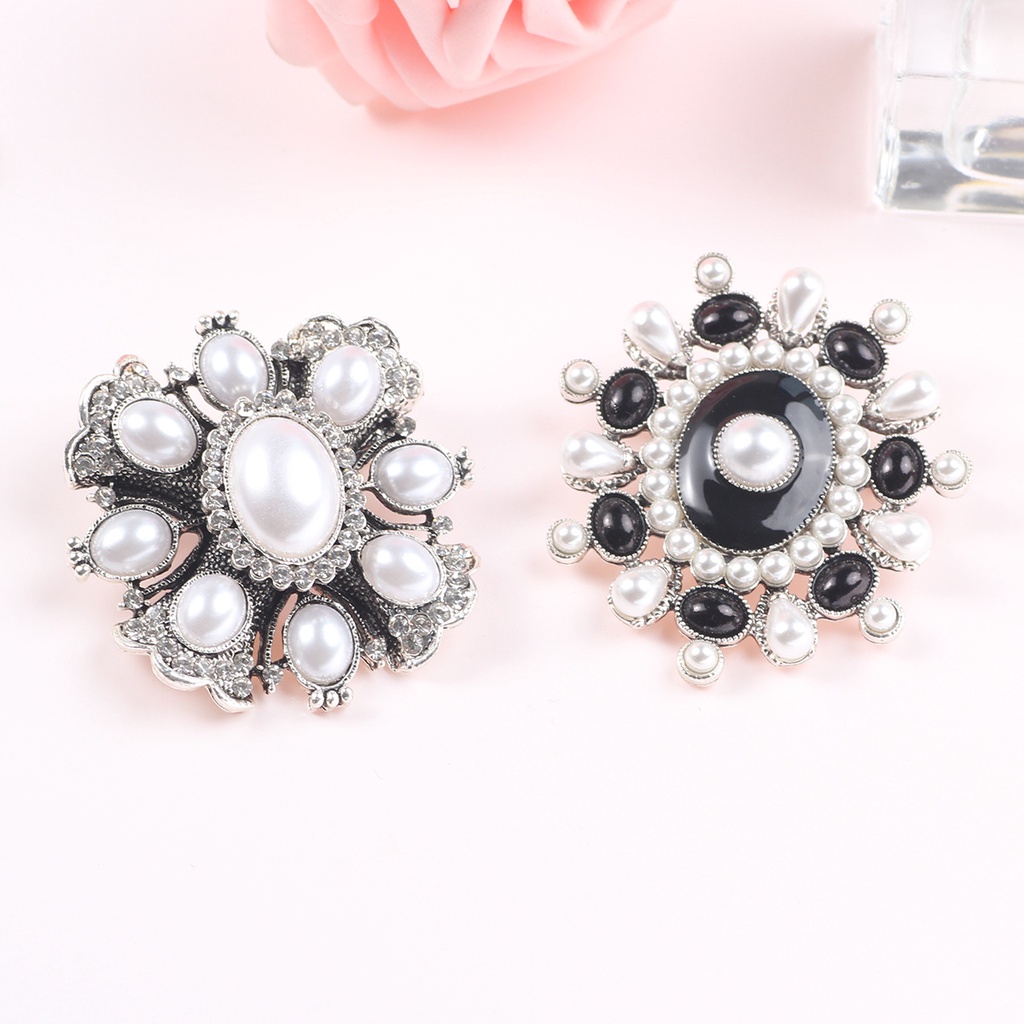 Ghim Cài Áo Đính Đá Pha Lê Phong Cách Baroque Cổ Điển