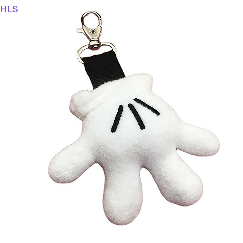 Móc Khóa Búp Bê Hoạt Hình Nhồi Bông Màu Trắng Đáng Yêu