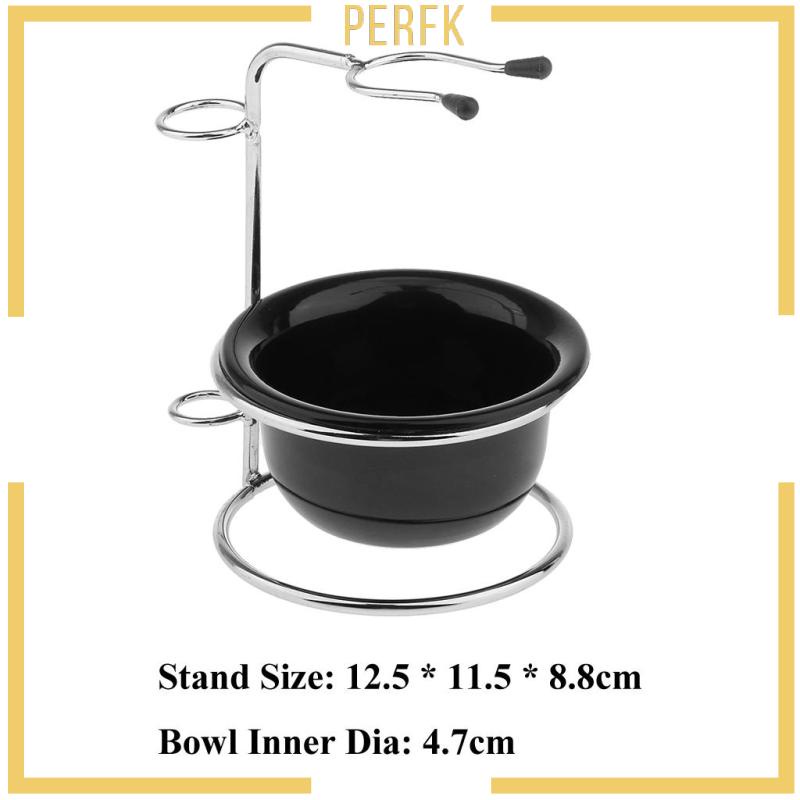 Giá Đỡ Cọ Cạo Râu Bằng Thép Không Gỉ &amp; Cốc Acrylic