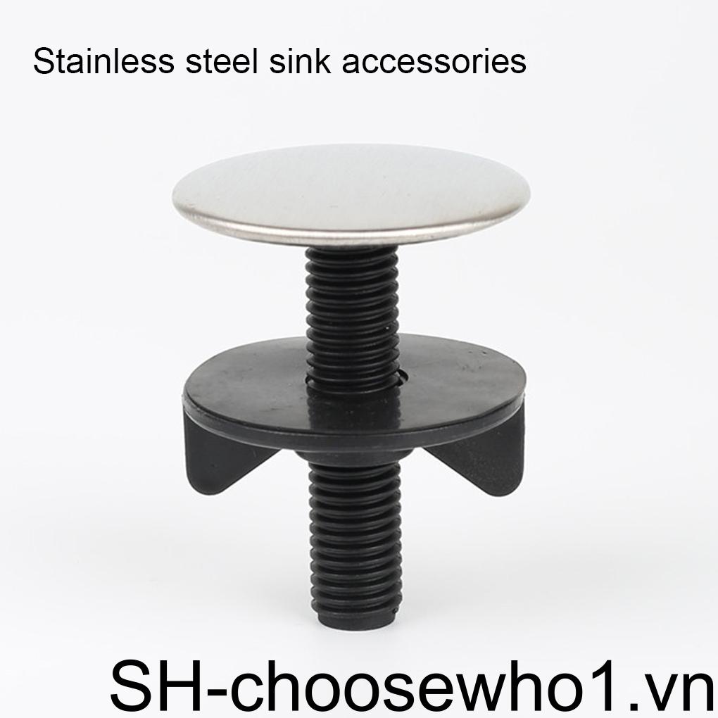 Set 4 Nắp Đậy Lỗ Ống Bằng Thép Không Gỉ Dễ Lắp Đặt Chống Rò Rỉ Dễ Dàng Làm Sạch Ốp