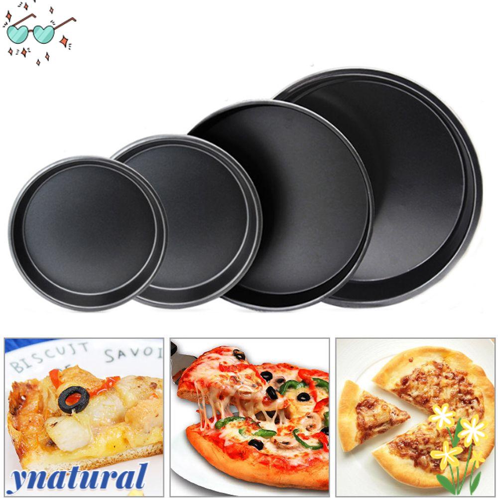 YNATURAL Khay Nướng Bánh Pizza Bằng Thép Carbon