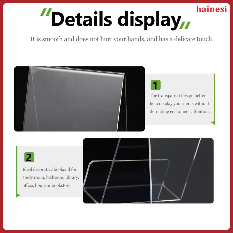 Giá Đỡ Tạp Chí / Sách Bằng Acrylic Trong Suốt Tiện Dụng