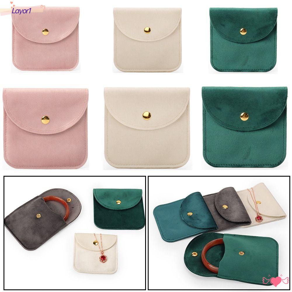 LAYOR1 Túi Nhung Đựng Trang Sức Chống Bụi Tiện Dụng