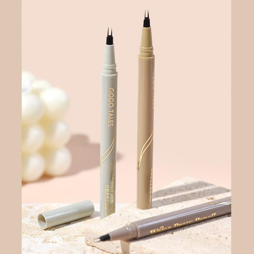 Bút vẽ mi dưới Gogotales Fine Natural Water Brown