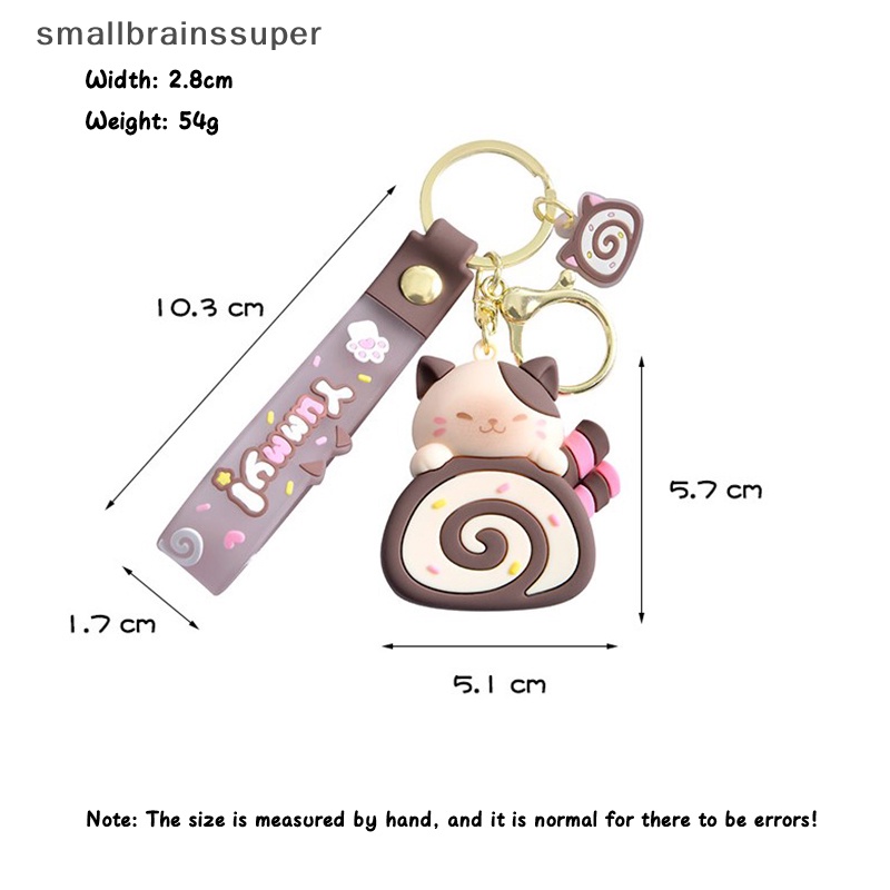 Móc Khóa Hình Chú Mèo Hoạt Hình Đáng Yêu Bằng PVC