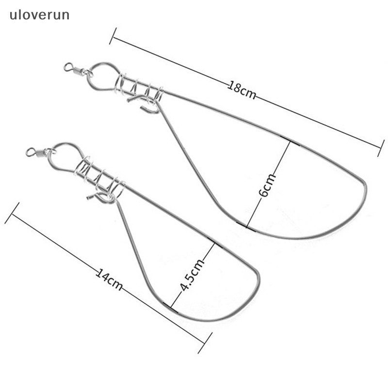 Uloverun Dụng Cụ Câu Cá Khóa Thắt Lưng Bằng Thép Không Gỉ 14 / 18CM vn