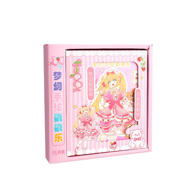 Bộ 22 Miếng Dán Trang Trí Sách Hình Công Chúa Dễ Thương Cho Bé Gái