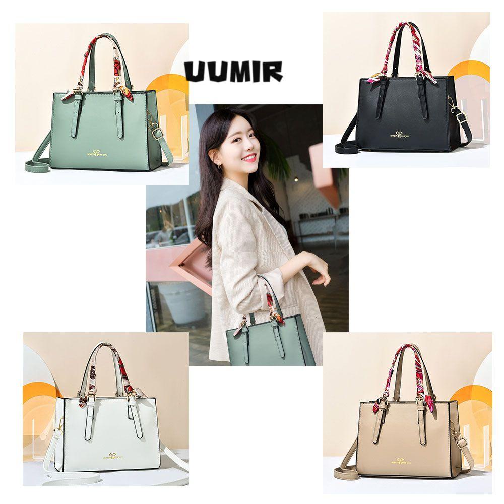 UUMIR Túi Xách Da PU Nylon Dáng Vuông Thời Trang Cho Nữ