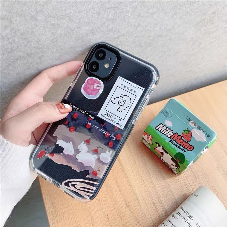 Ốp Điện Thoại Mềm Trong Suốt Chống Sốc Cho Iphone 7 Xsmax xr 12 11 13 6 x 8