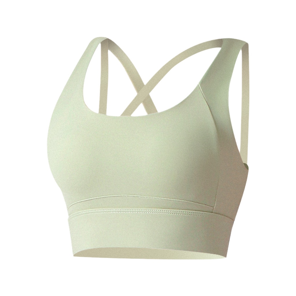 Áo Ngực Thể Thao Một Mảnh Cố Định Chống Sốc Độ Dính Cao Cho Nữ Tập Yoga Chạy Bộ